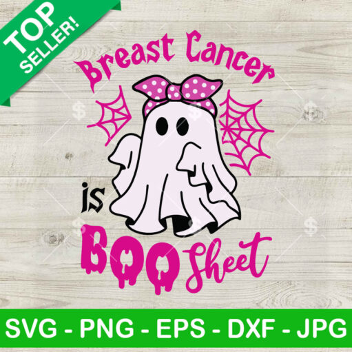 Breast Cancer Is Boo Sheet Svg Png