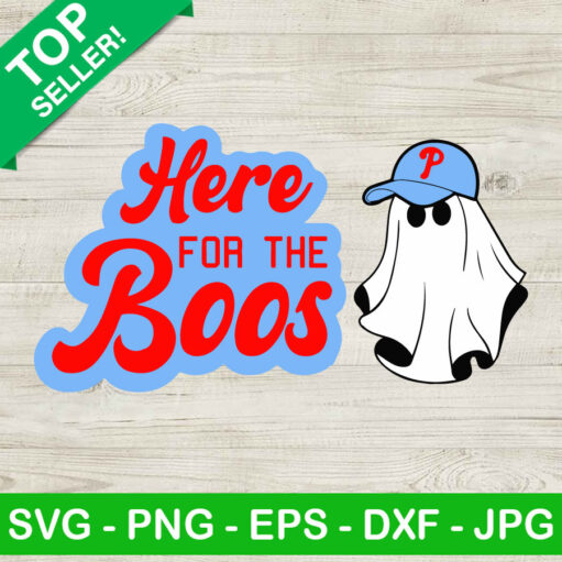 Philadelphia Phillies Ghost Haaloween SVG