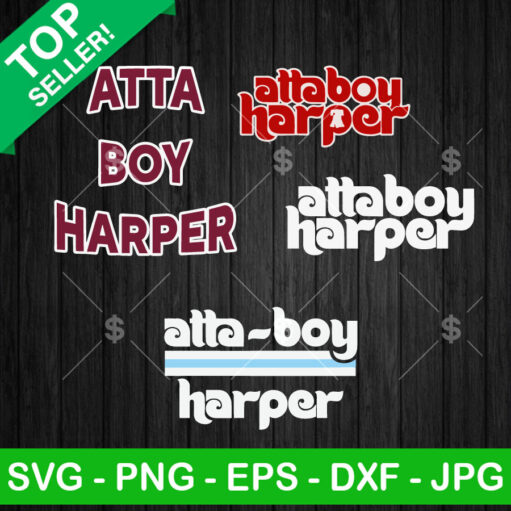 Atta Boy Harper Bundle Svg Png