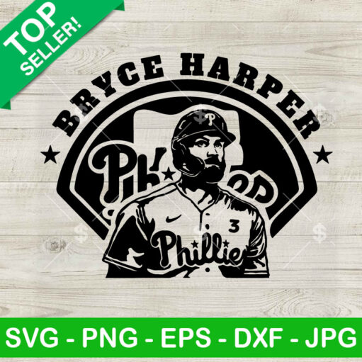 Bryce Harper Phillie SVG