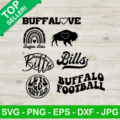 Bufflalo Bills Football Svg Bundle