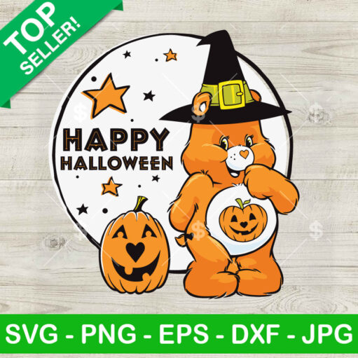 Care Bear Witch Happy Halloween Svg