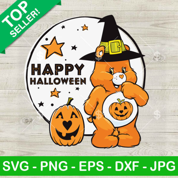 Care Bear Witch Happy Halloween SVG