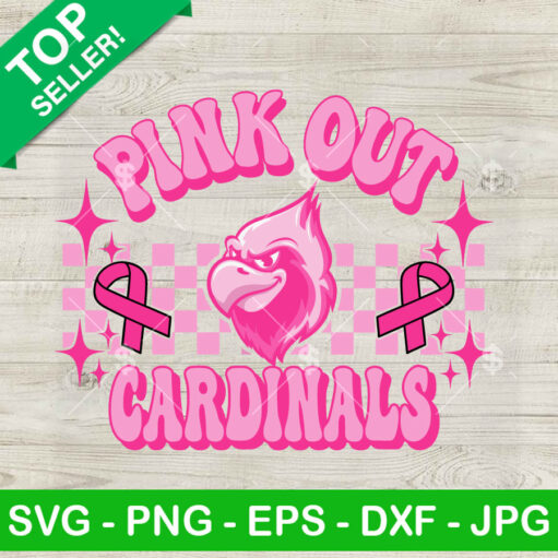 Pink Out Arizona Cardinals Svg