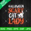 Halloween Scary Cat Lady SVG