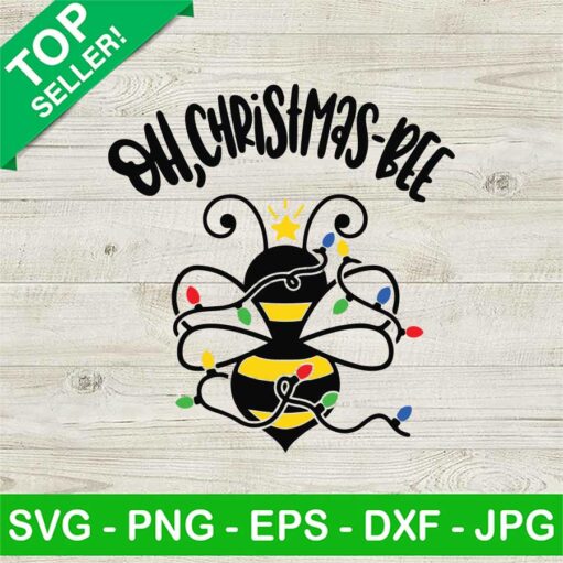 Oh Christmas Bee Svg