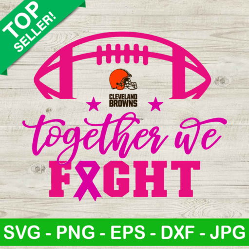 Cleveland Browns Football Breast Cancer Svg