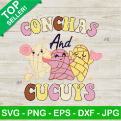 Funny Ghost Concha And CuGuys SVG