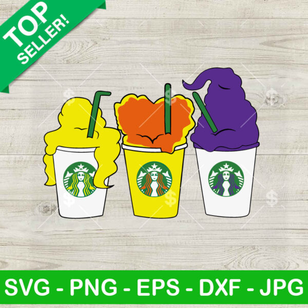 Starbucks Coffee Sanderson Sisters SVG