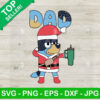 Bluey Dad Christmas Stanley Tumbler SVG