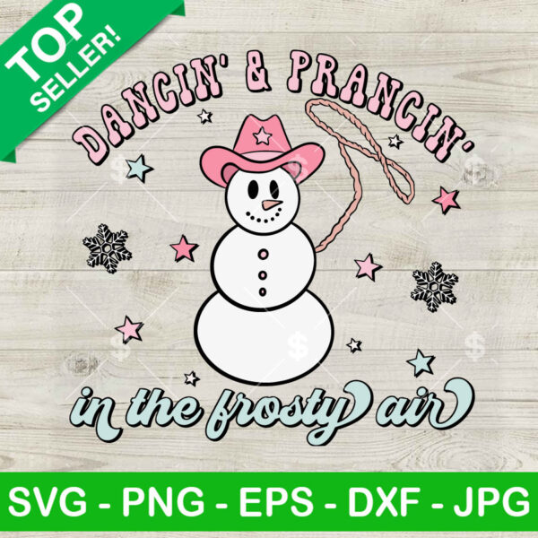 Dancin And Prancin In The Frosty Air SVG