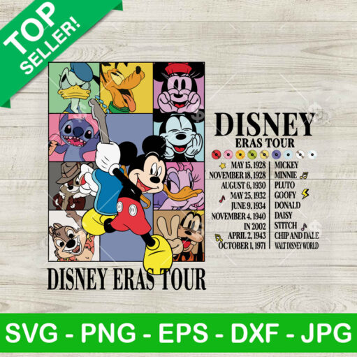 Disney Mouse The Eras Tour Svg