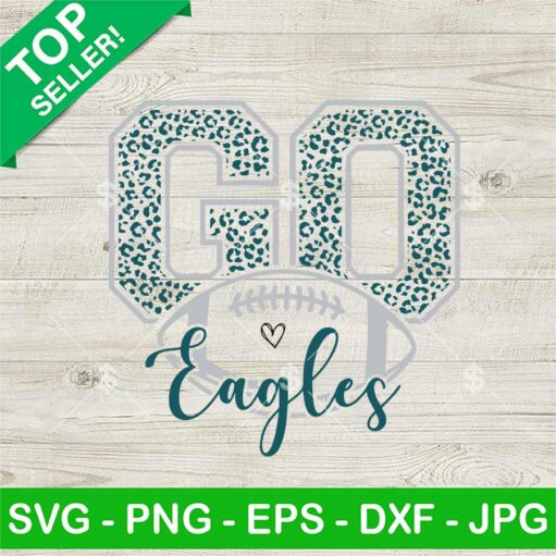 Go Eagle Football Leopard Svg