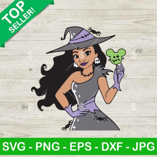 Moana Princess Witch Hat Halloween Svg