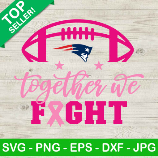 New England Patriots Nfl Breast Cancer Svg