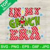 In My Grinch Era Candy Striped SVG