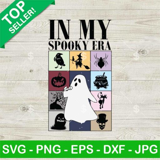 In My Spooky Era Book Svg