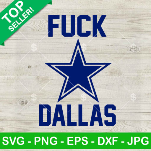 Funny George Kittle 49ers Fuck Dallas SVG