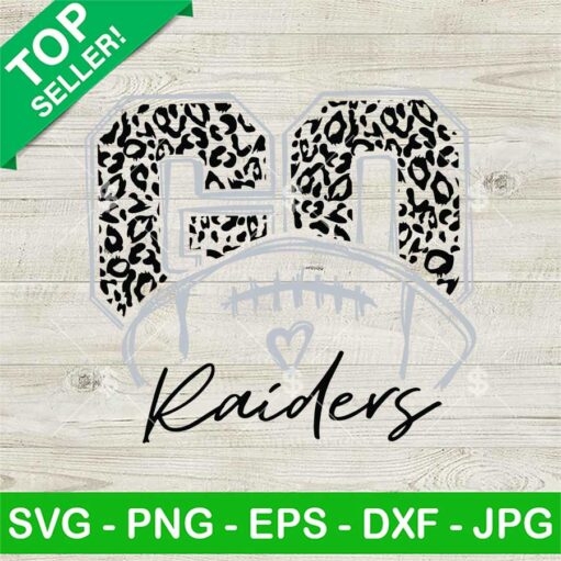 Go Raiders Leopard Svg