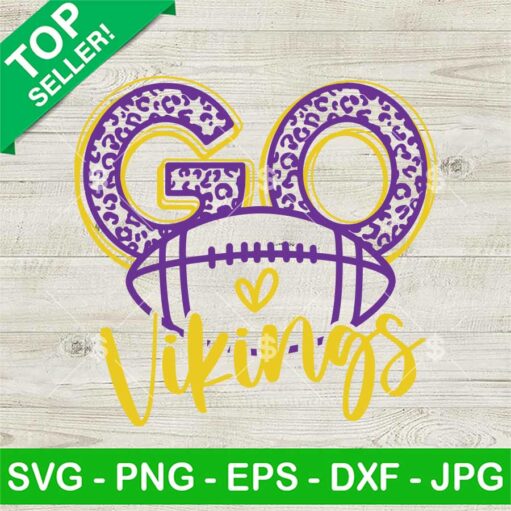 Go Vikings Leopard SVG