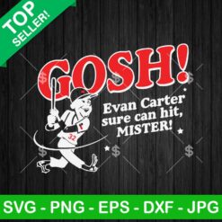Texas Rangers Gosh Evan Carter SVG