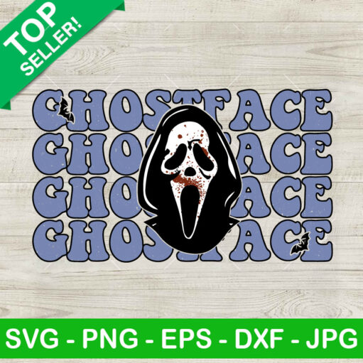 Ghost Face Horror Movie SVG