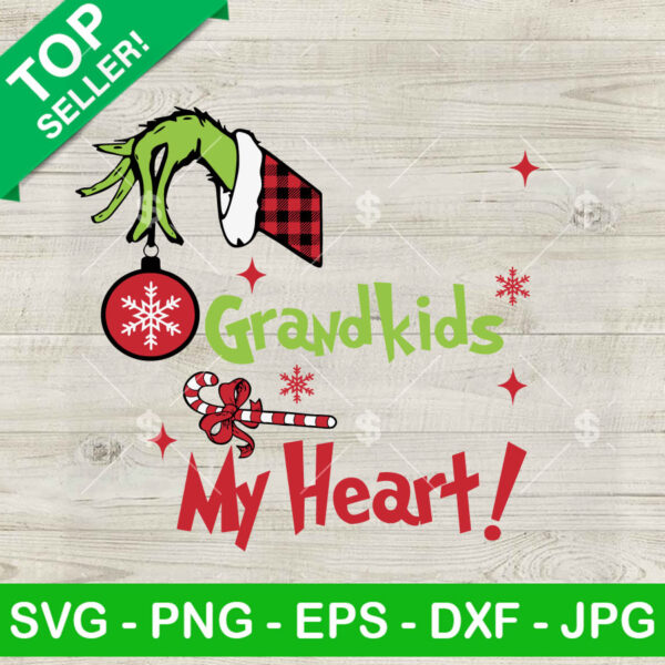 Grandkids Stole My Heart SVG