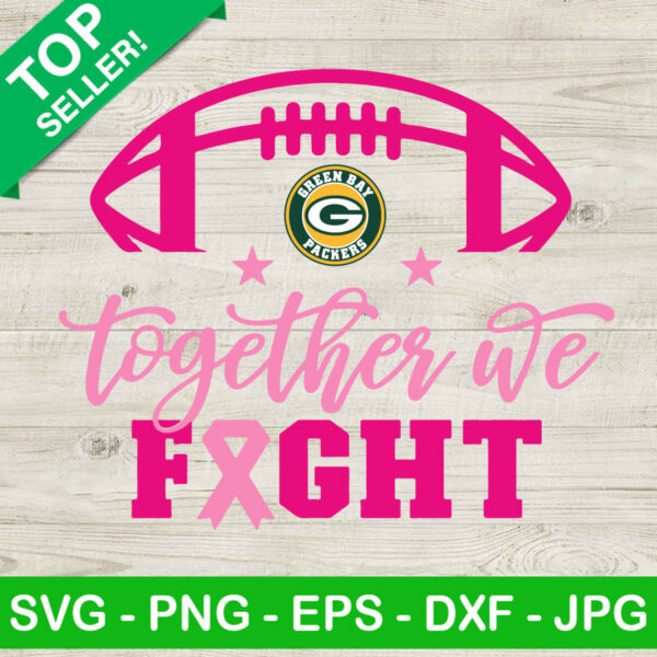 Green Bay Packers NFL Breast Cancer SVG