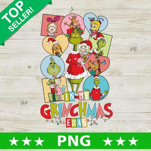 In My Grinchmas Eras Png