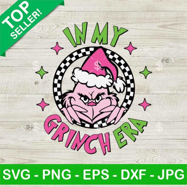In My Grinch Era Pink Christmas SVG