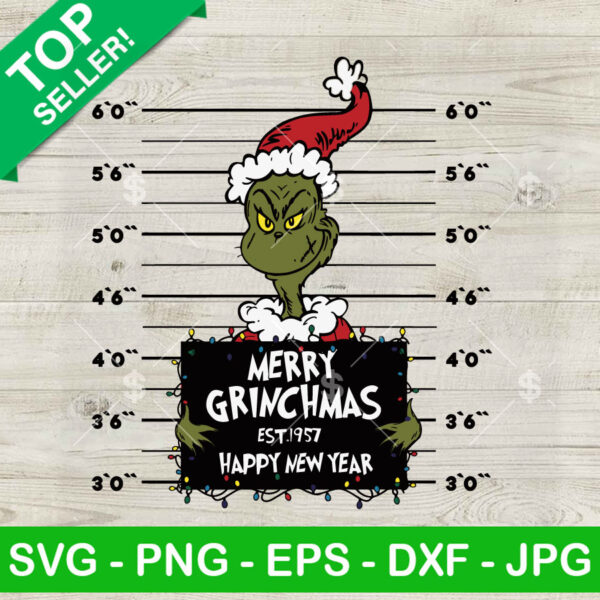 Merry Christmas Est 1957 Happy New Year SVG