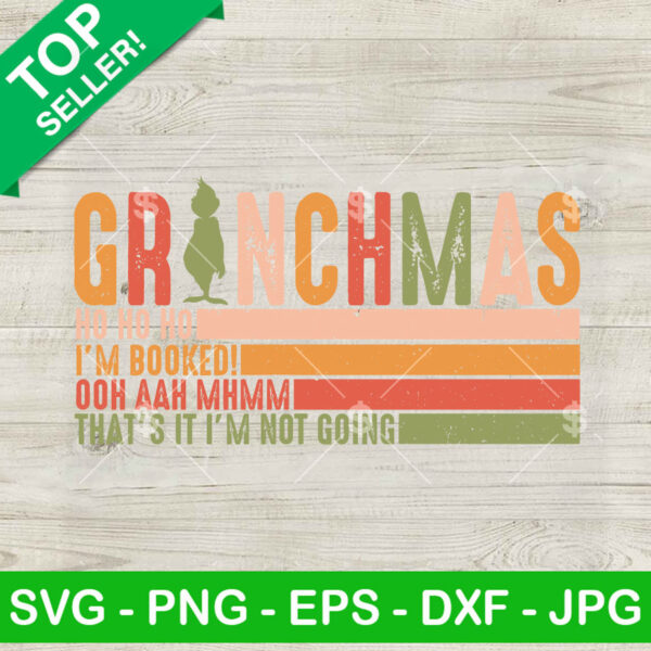 Vintage Grinchmas SVG