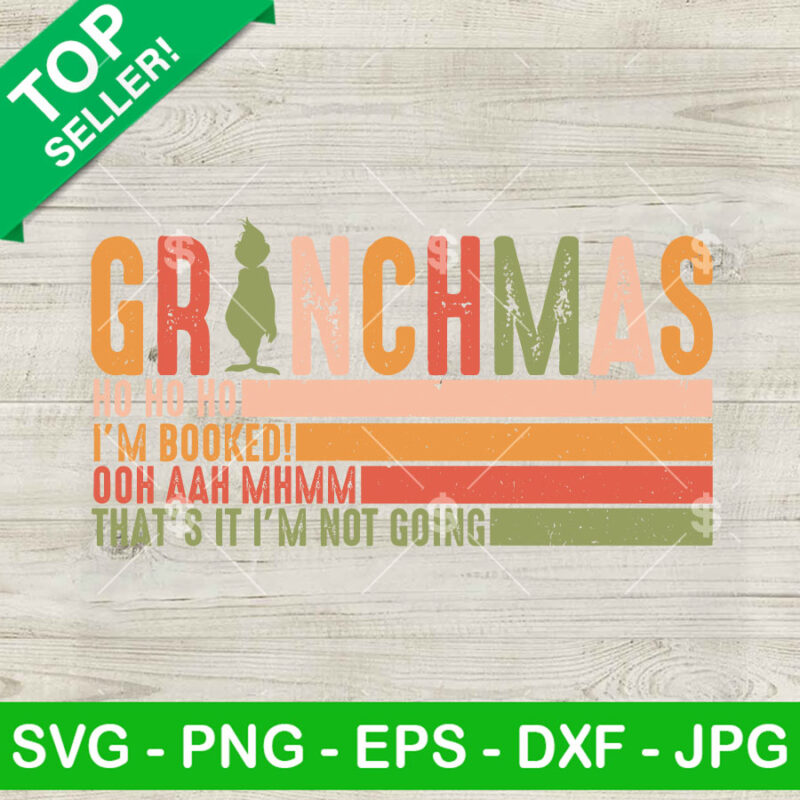 Vintage Grinchmas SVG
