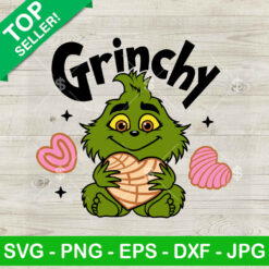 Grinchy Pan Dulce Concha SVG