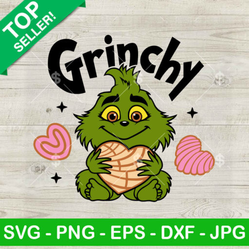 Grinchy Pan Dulce Concha Svg