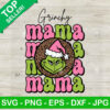 Funny Grinchy Mama Leopard SVG