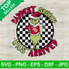 Baddest Grinch Has Arrived Stanley And Bag SVG