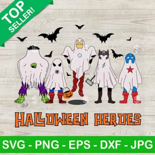 Halloween Heroes Ghost Svg