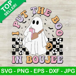 I Put The Boo In Boujee Cup And Bag SVG