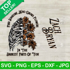 Zach Bryan In The Darkest Parts Of You SVG
