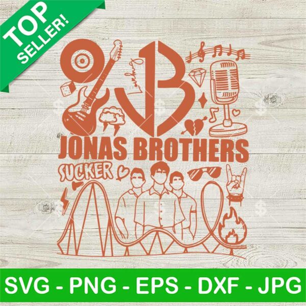 Retro Jonas Brothers Tour SVG