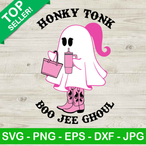 Honky Tonk Boo Jee Ghoul Svg