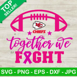 Kansas City Chiefs Football Breast Cancer SVG