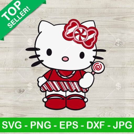 Hello Kitty Christmas Svg