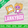 Lankybox Foxy And Boxy SVG