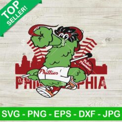 Philadelphia Phanatic Gunnersaurus Logo SVG