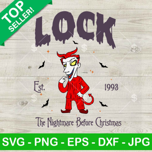 Lock Est 1993 Halloween SVG