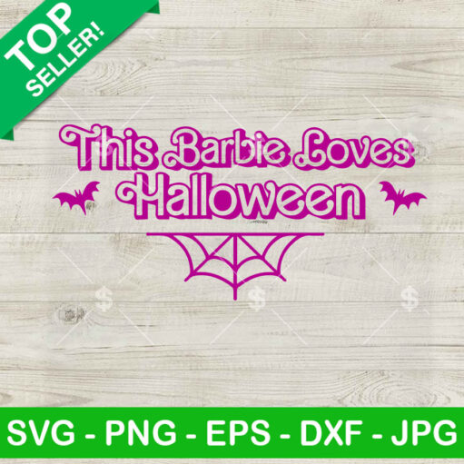 This Barbie Loves Halloween SVG