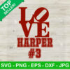 Love Harper 3 SVG