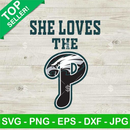 She Loves The Philadelphia Eagles SVG